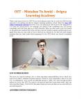 OET – Mistakes To Avoid - Avigna Learning Academy PowerPoint PPT Presentation