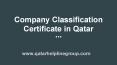 Company classification certificate in Qatar PowerPoint PPT Presentation