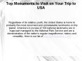 Top Monuments in USA PowerPoint PPT Presentation