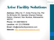 Cleaning Services in Mumbai | Arise Facility Solutions