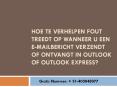Hoe te Verhelpen Fout Treedt op Wanneer u Een e-Mailbericht Verzendt of Ontvangt in Outlook of Outlook Express? PowerPoint PPT Presentation