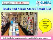 Books and Music Stores Email List