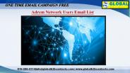 Adrem Network Users Email List