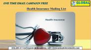 Health Insurance Mailing List