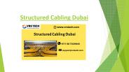 Structured Cabling Dubai | Structured Cabling Installation Dubai