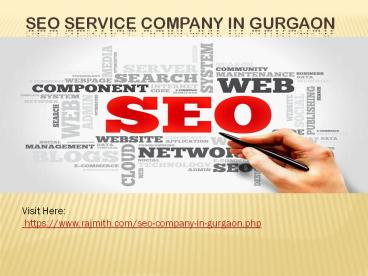 SEO Service Company in Gurgaon