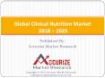 Global Clinical Nutrition Market PowerPoint PPT Presentation