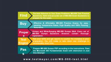 Make Achievement Come to You with 2019 Microsoft MS-900 Questions Answers Practice Exam