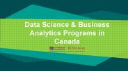Data Science & Business Analytics Courses to Study in Canada