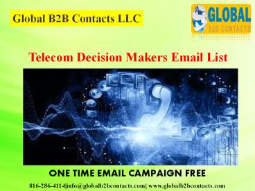Telecom Decision Makers Email List