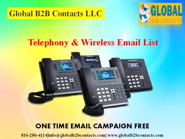 Telephony & Wireless Email List