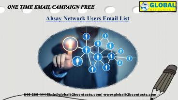 Ahsay Network Users Email List