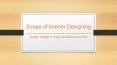 Scope of Interior Designing - Avantika University PowerPoint PPT Presentation