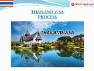 Thailand Visa Process.