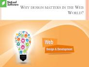 Why design matters in the web world?