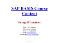 SAP Basis PPT PowerPoint PPT Presentation
