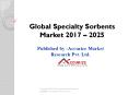 Specialty Sorbents Market PowerPoint PPT Presentation