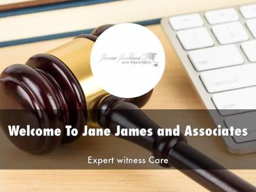 Detail Presentation About Jane James and Associates