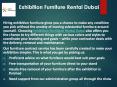 Exhibition Furniture Rental Dubai PowerPoint PPT Presentation