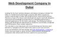 Web Development Company in Dubai PowerPoint PPT Presentation