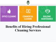 Benefits of Hiring Professional Cleaning Services