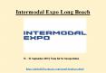 Intermodal Expo Long Beach PowerPoint PPT Presentation
