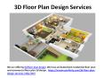 3D Floor Plan Design Services PowerPoint PPT Presentation