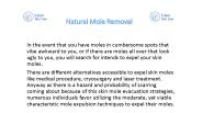 Natural Mole Removal