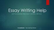 Essay Writing Help