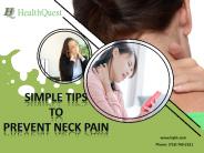 Simple Tips to Prevent Neck Pain