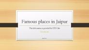 Famous places in Jaipur