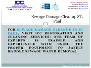 Water Damage Restoration ST. Paul