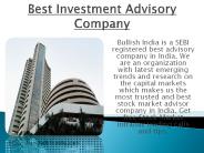 Stock Market Advisors India