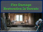 Fire Damage Restoration In Toronto