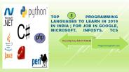 Top 5 programming languages 2019