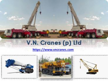 Rent Erection Crane In Delhi-vncranes (2)