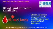 Blood Bank Director Email List