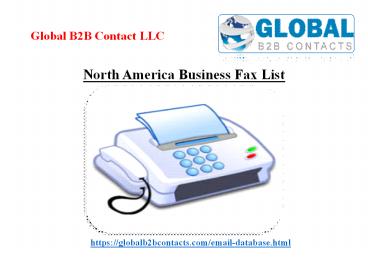 North America Business Fax List