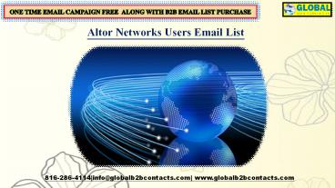 Altor Networks Users Email List