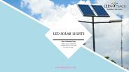 Install LED Solar Lights at Affordable cost