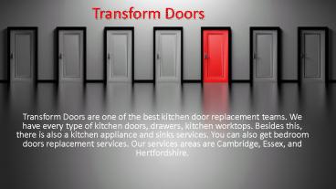 Replacement Kitchen Doors
