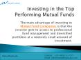 Investing in the Top Performing Mutual Funds PowerPoint PPT Presentation