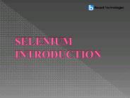 Selenium Introduction