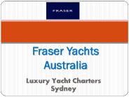 Superyacht charters Sydney