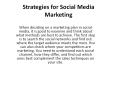 Strategies for Social Media Marketing PowerPoint PPT Presentation