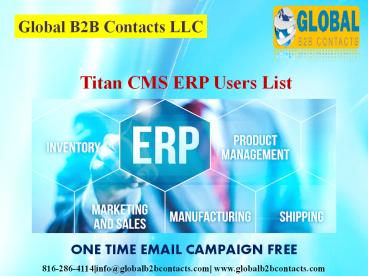 Titan CMS ERP Users List