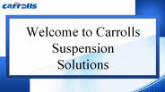 Best Spring Suppliers Online in Sydney | Carrolls Suspension Solutions