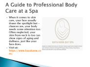 Signature facial in Edmonton