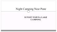 Night Camping near Pune - Sunset Pawna