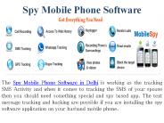 Spy Mobile Phone Software